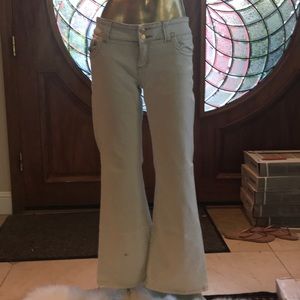 Hydraulic low waisted bell bottoms